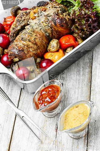 Image of Meatloaf with stuffing