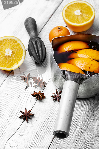 Image of winter wine cocktail mulled wine