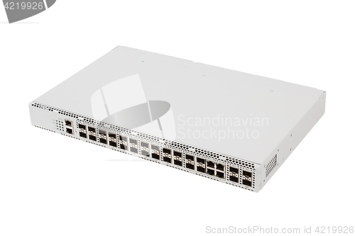 Image of Gigabit Ethernet switch with SFP slot