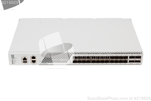 Image of Gigabit Ethernet switch with SFP slot