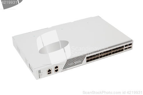 Image of Gigabit Ethernet switch with SFP slot