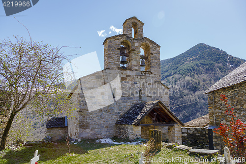 Image of Roman Church of Santa Maria de Cardet, Catalonia - Spain