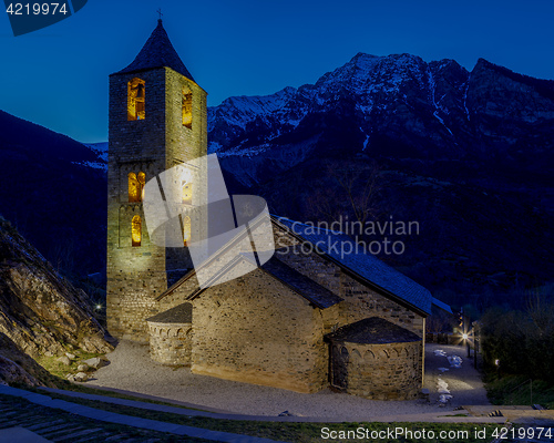 Image of Roman Church of  Sant Joan de Boi, Catalonia - Spain