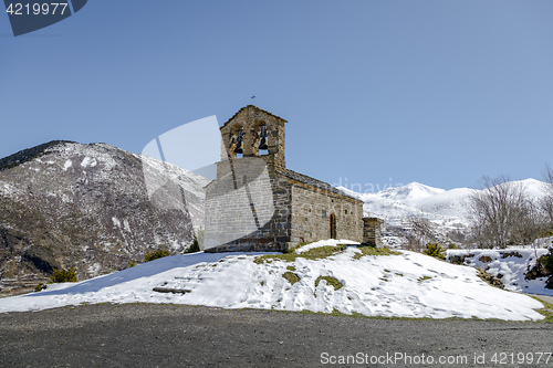 Image of  Roman Church of Hermitage of San Quirce de Durro (Catalonia - Spain)