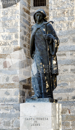 Image of Statue of St. Teresa in Avila Spain