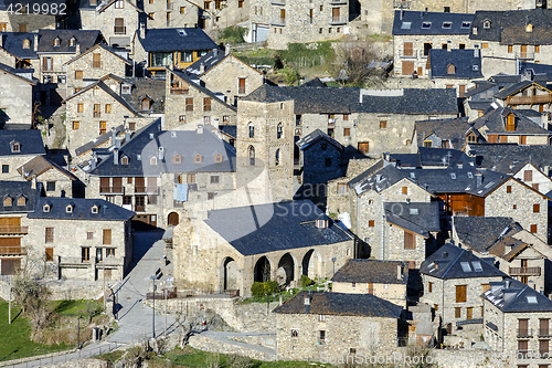 Image of Roman Church of the Nativity of the Mother of God of Durro (Catalonia - Spain).