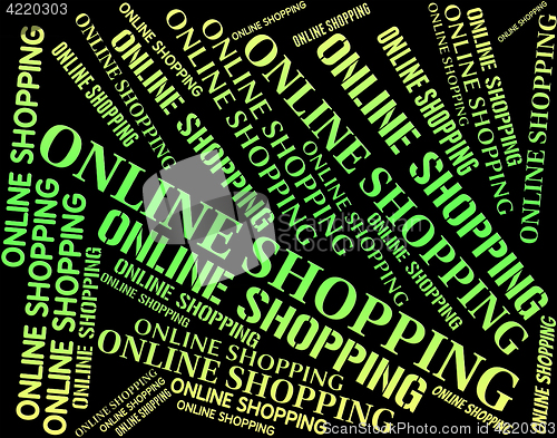 Image of Online Shopping Shows World Wide Web And Commerce