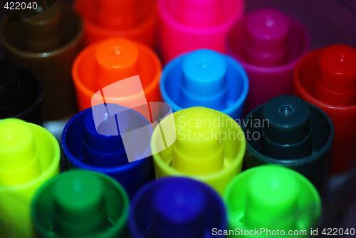 Image of Coloured Pen Lids