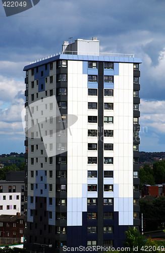 Image of Blue Tower Block