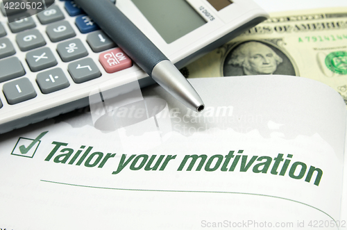 Image of Tailor your motivation