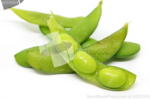 Image of Edamame, boiled green soy beans