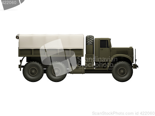 Image of isolated big car side view 02