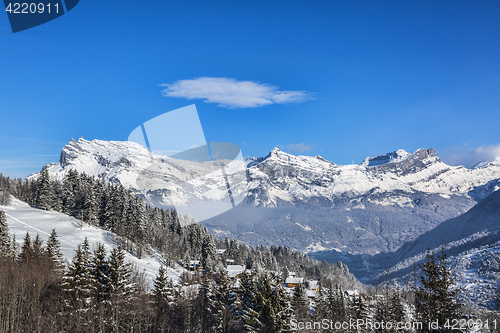 Image of The Alps in Winter