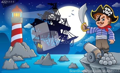 Image of Night pirate scenery 6