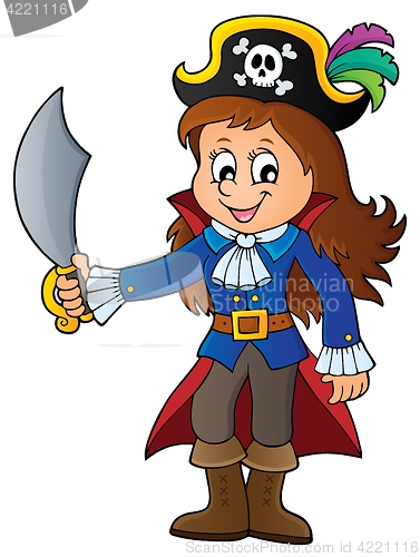 Image of Pirate girl theme image 1