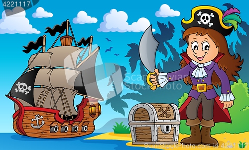 Image of Pirate girl theme image 4