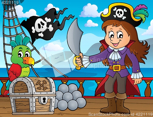 Image of Pirate girl theme image 3