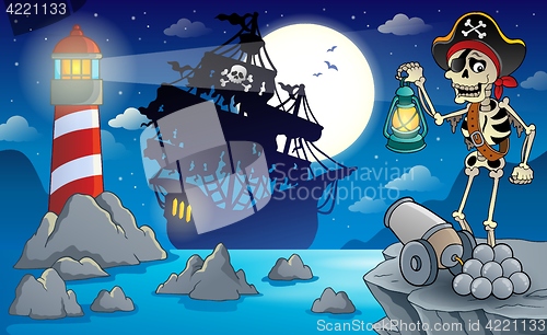 Image of Night pirate scenery 2