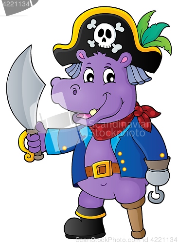 Image of Pirate hippo theme 1