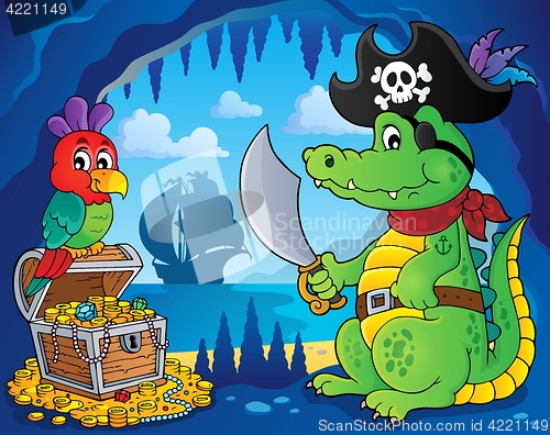 Image of Pirate crocodile theme 3