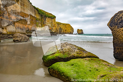 Image of Tunnel Beach New Zealand