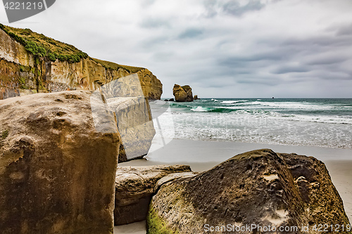 Image of Tunnel Beach New Zealand