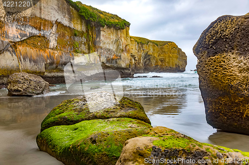 Image of Tunnel Beach New Zealand