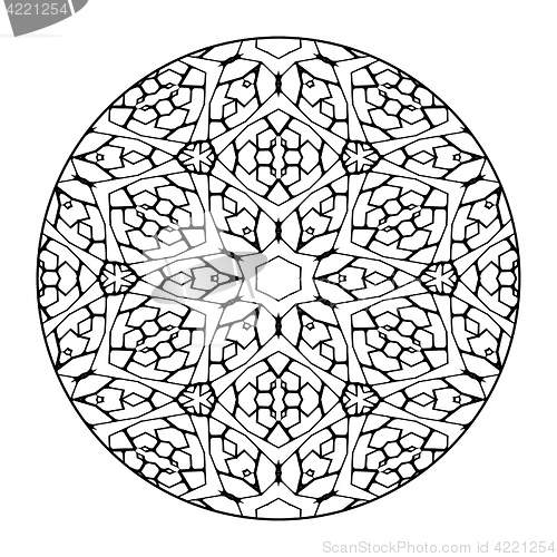 Image of Mandala Black and White