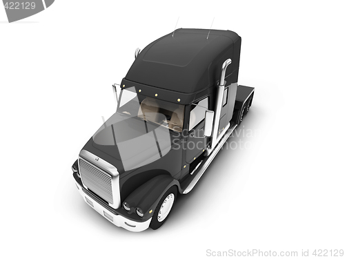 Image of Monstertruck isolated black front view