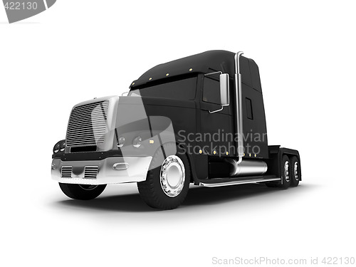 Image of Monstertruck isolated black front view