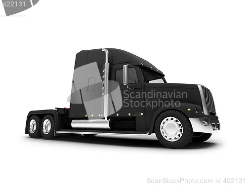 Image of Monstertruck isolated black front view