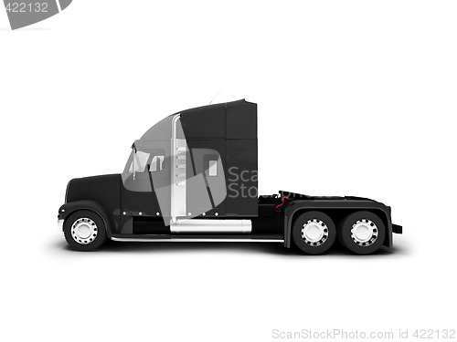 Image of Monstertruck isolated black side view