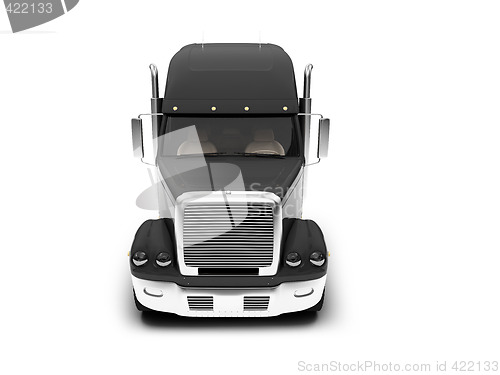 Image of Monstertruck isolated black front view