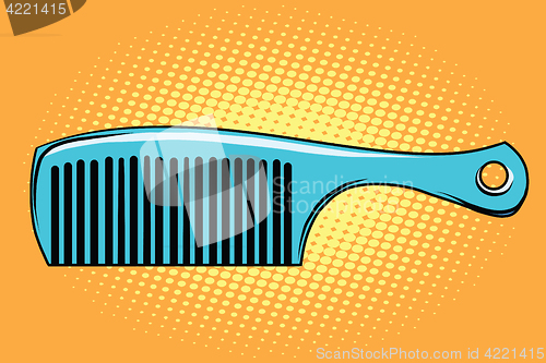 Image of Blue hair comb
