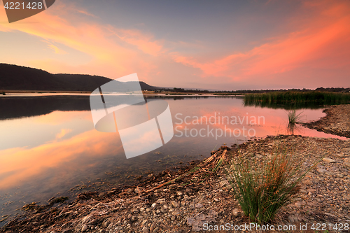 Image of Summer sunset at Boorooberongal Penrith