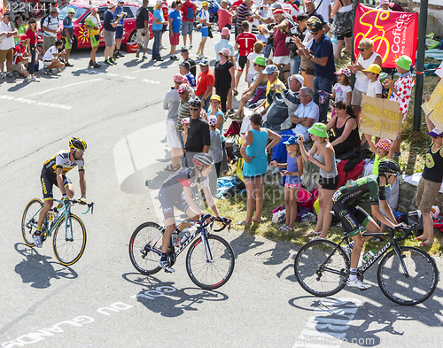 Image of Group of Cyclists on Col du Glandon - Tour de France 2015