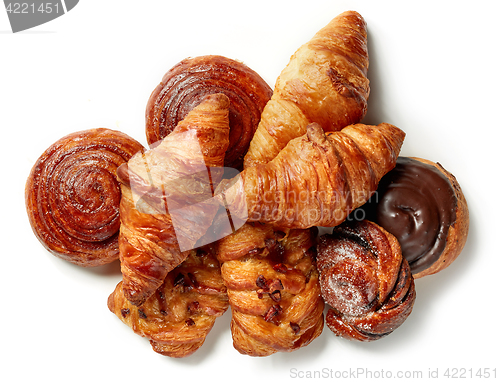 Image of various freshly baked pastries