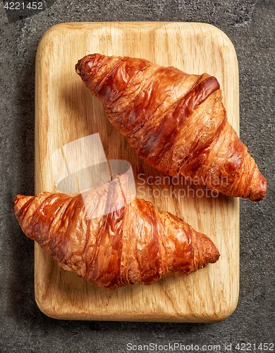 Image of freshly baked croissants