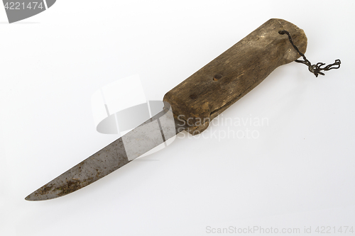 Image of Old rusty knife