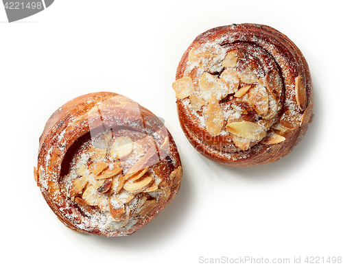 Image of freshly baked almond rolls