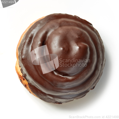 Image of freshly baked chocolate roll