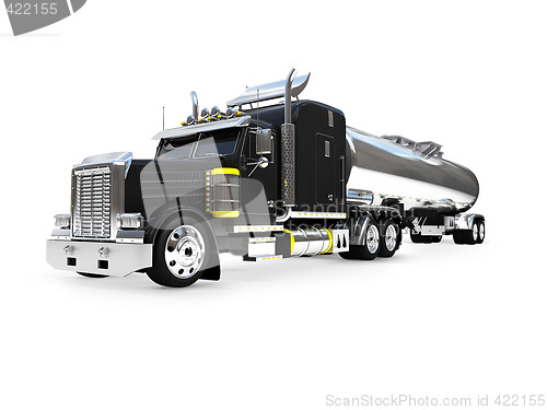 Image of isolated big car front view 02