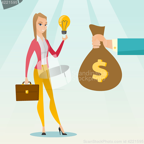 Image of Successful business idea vector illustration.