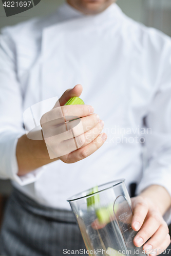 Image of Crop faceless shot of chef cooking