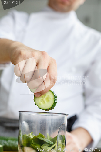 Image of Crop faceless shot of chef cooking