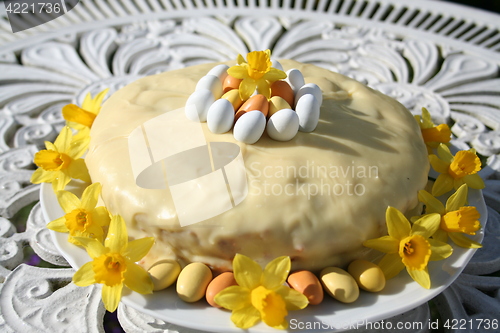 Image of Easter cake with ganache