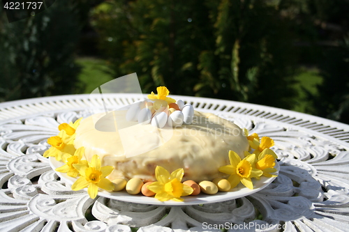 Image of Easter cake with ganache