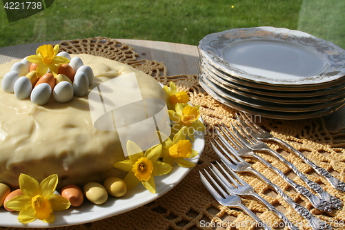 Image of Easter cake with ganache