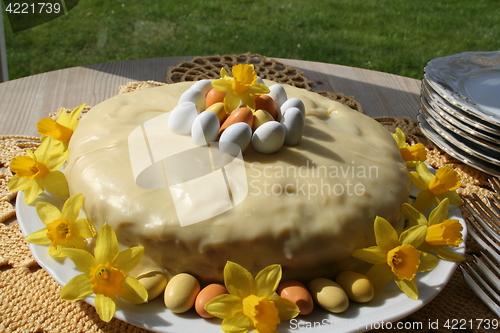 Image of Easter cake with ganache