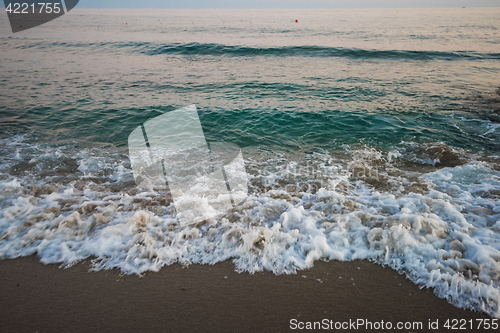 Image of sea in the evening